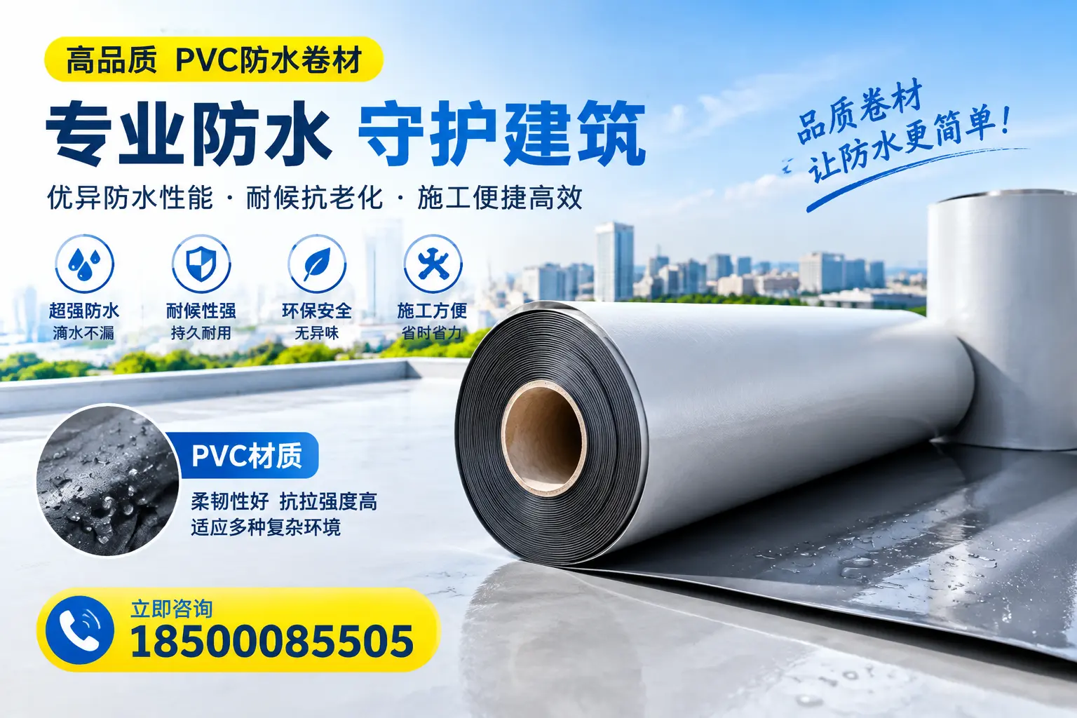 PVC防水卷材的安全性分析，巴中居民需了解的知识