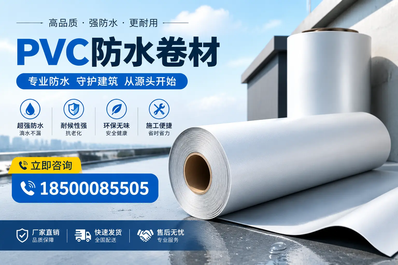 如何评估PVC防水卷材的性价比？巴中消费者必看